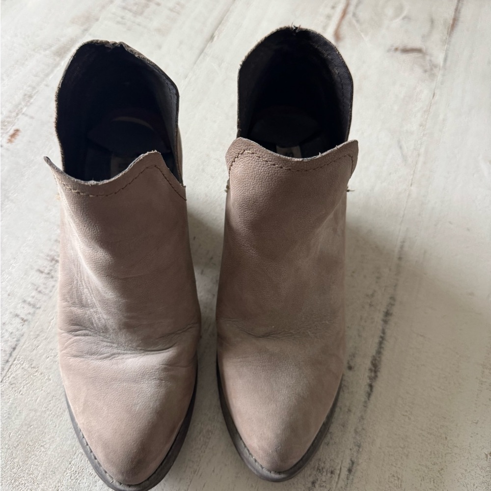 Steve Madden Taupe Ankle Booties